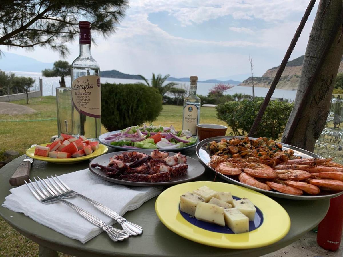 Klovino Beach House Douvia Buitenkant foto