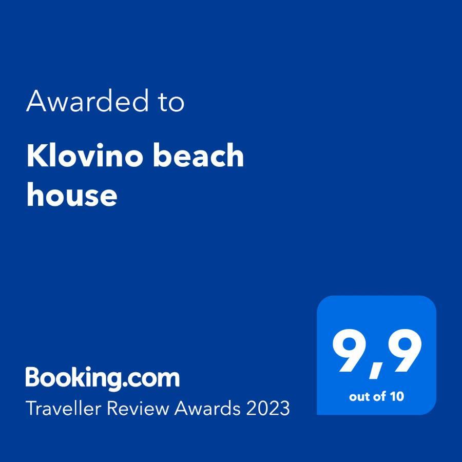 Klovino Beach House Douvia Buitenkant foto